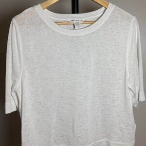 Athleta white top size small